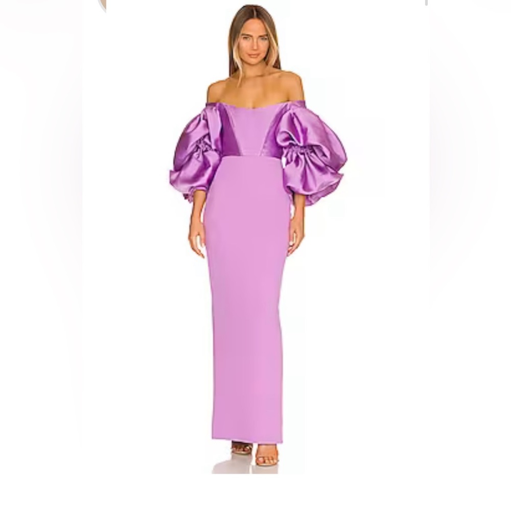 Hedera Maxi Dress in Dark Lilac - Solace London - Never worn!
